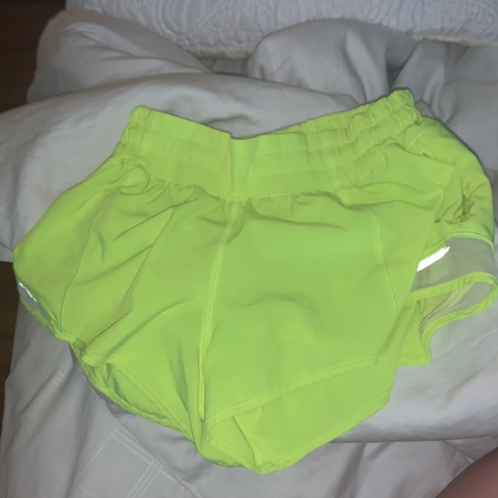 YELLOW LULU SHORTS!!!!!